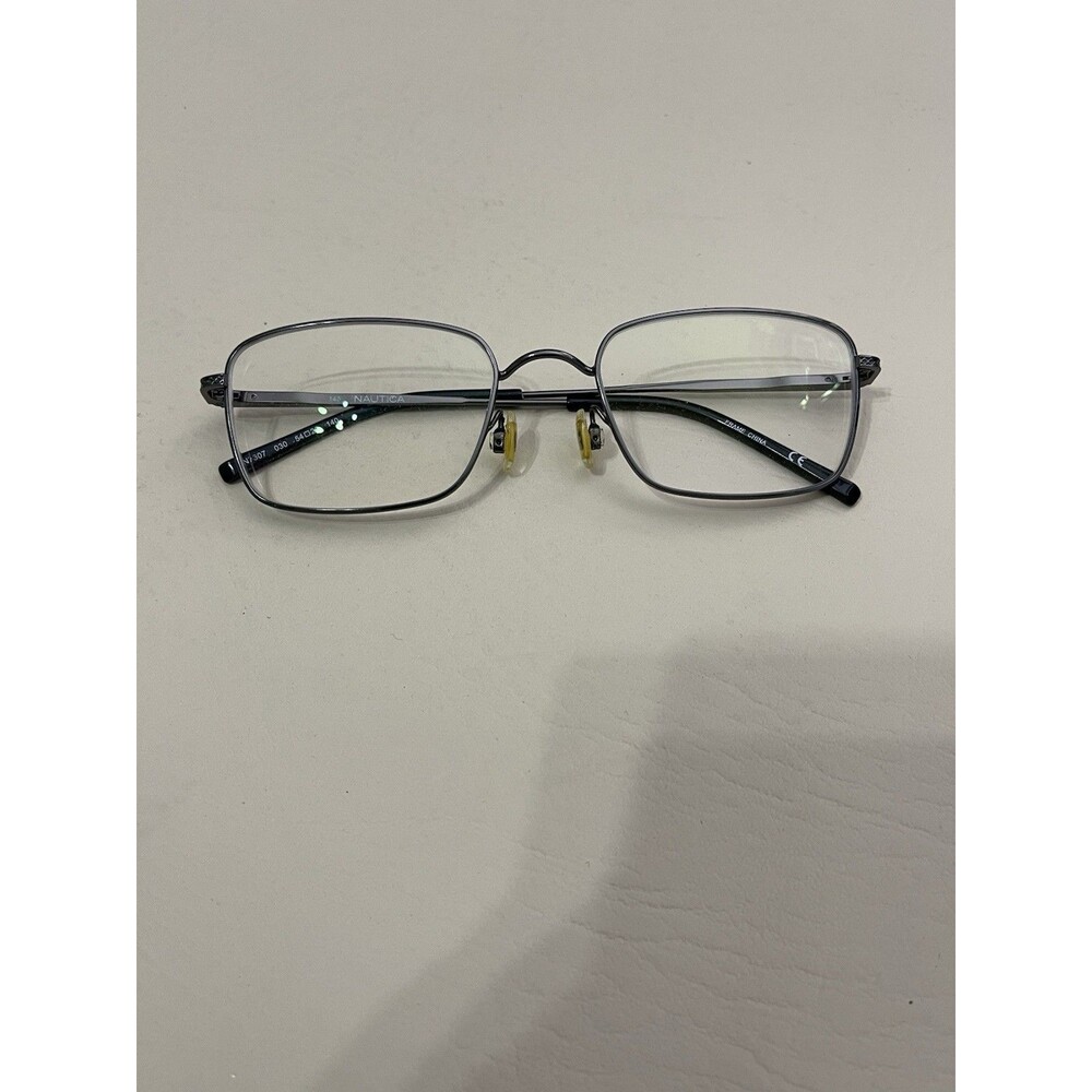Nautica N7307 030 ‎ Gunmetal Eyeglasses Frames 54-20-140 Pre Owned